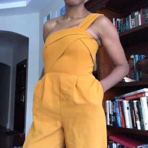 Yellow Topshop Jumpsuit (size 4)